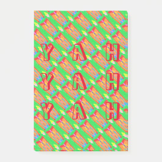 Rugs en Rags abstracte pure kunst hoogste Post-it® Notes (Voorkant)