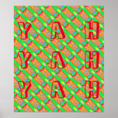 Rugs en Rags abstracte pure kunst hoogste Poster (Voorkant)