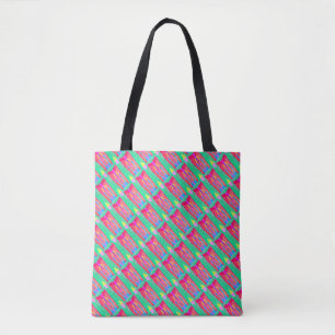 Rugs en Rags abstracte pure kunst hoogste Tote Bag