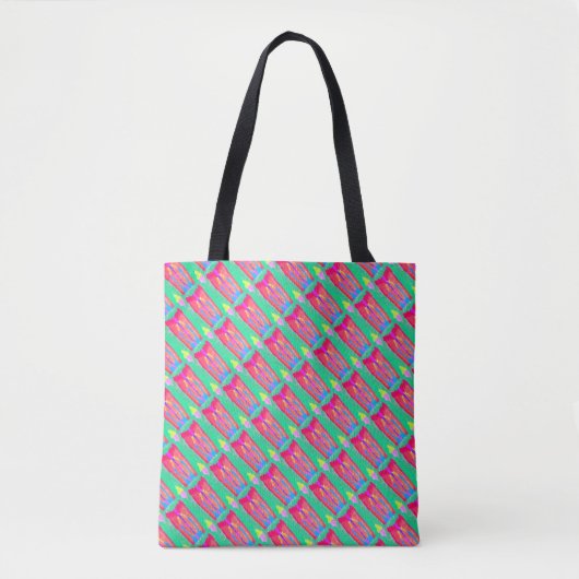 Rugs en Rags abstracte pure kunst hoogste Tote Bag (Voorkant)