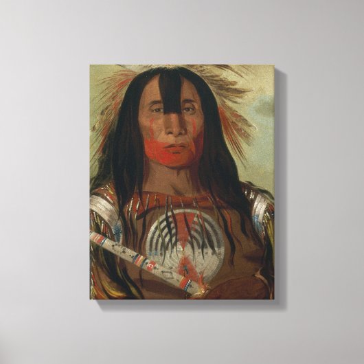 rugspek van katlinnen canvas afdruk (Voorkant)