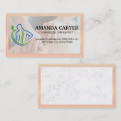 Rugtherapie Logo | Massagesessie Visitekaartje (Voorkant / Achterkant)