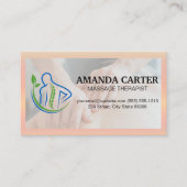 Rugtherapie Logo | Massagesessie Visitekaartje (Voorkant)