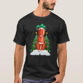 Rugy snowman football player football Premium T-shirt (Voorkant)