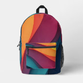 Rugzak - abstracte kleuren (Voorkant)