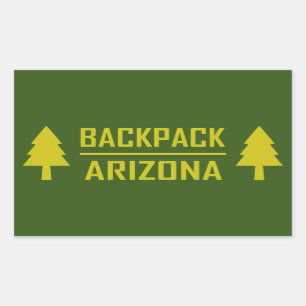 rugzak Arizona Rechthoekige Sticker