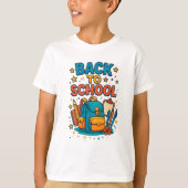 "Rugzak & Briljante Ideeen: Klaar voor school met  T-shirt (Voorkant)