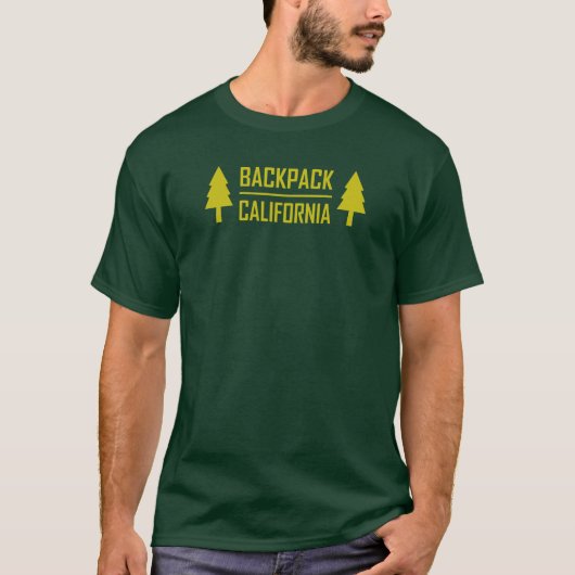 rugzak, Californië T-shirt (Voorkant)