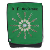 Rugzak - Cirkel van ketting en kralen Rugtassen (Voorkant)