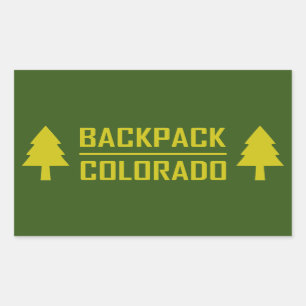 rugzak Colorado Rechthoekige Sticker