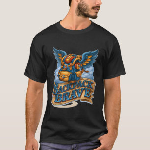 Rugzak Dappere Magische Vliegende Gevleugelde Tas T-shirt