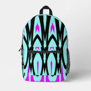 Rugzak, een elegant, kleurrijk en naadloos design bedrukte rugzak
