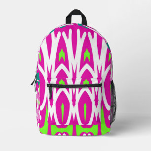 Rugzak, een elegant, kleurrijk en naadloos design  bedrukte rugzak