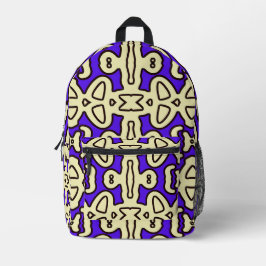 Rugzak, een elegant, kleurrijk en naadloos design  bedrukte rugzak