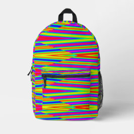 Rugzak, een elegant kleurrijk klassiek ontwerp bedrukte rugzak