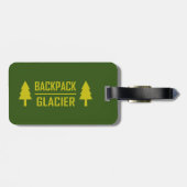rugzak Glacier Bagagelabel (Achterkant horizontaal)