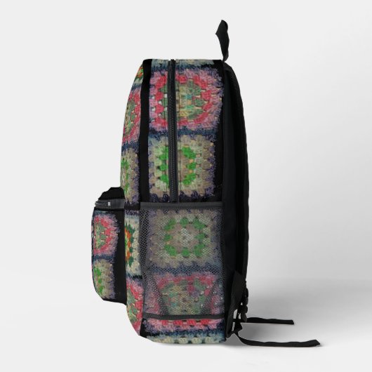 Rugzak - Granny Square Haakpatroon (Rechts)
