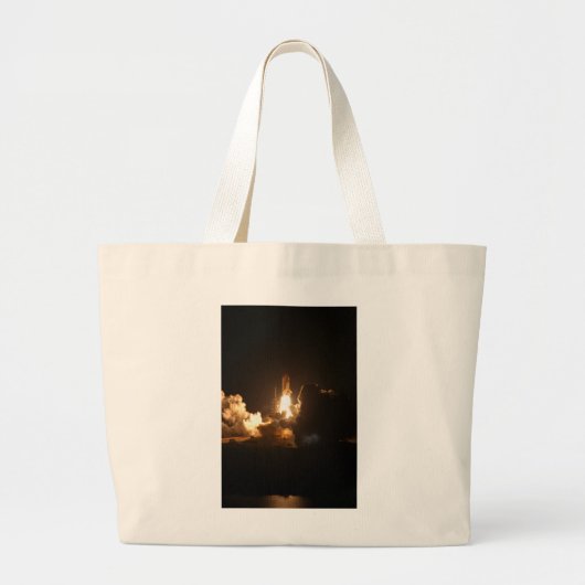 Rugzak grote Space Shuttle Night Launch Poster Tote Bag (Voorkant)