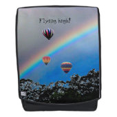 Rugzak - Hete Luchtballonnen en Regenboog Rugtassen (Voorkant)