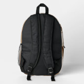 Rugzak in stijlvolle abstracte graphics (Achterkant)