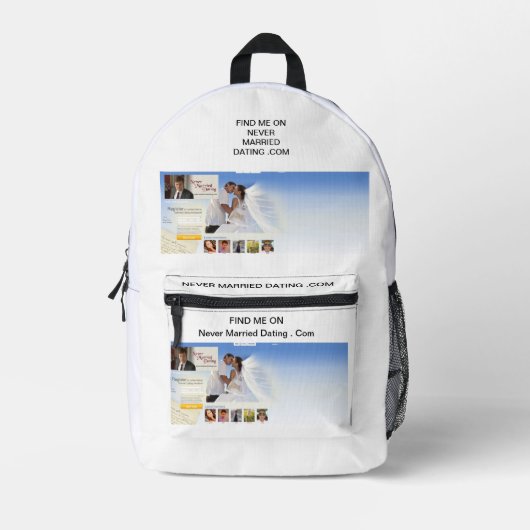 Rugzak is nooit getrouwd geweest met daten (Voorkant)