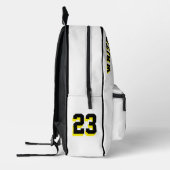 Rugzak kinder basketbal sport school witte kleuren (Links)