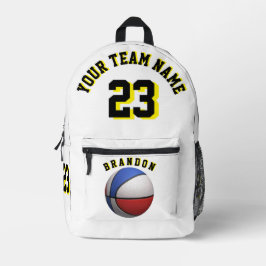 Rugzak kinder jongens basketbal sport school kleur