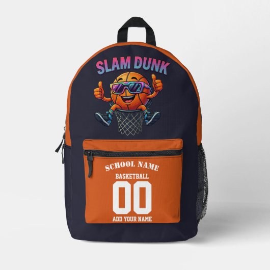 Rugzak met eigen basketbalringen - Slam Dunk Baske (Voorkant)