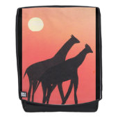 rugzak met Giraffe Design Rugtassen (Voorkant)