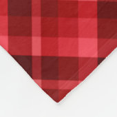  rugzak met rode roodstaart fleece deken (Hoek)