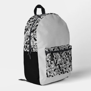 Rugzak met vintage bloemendesign 