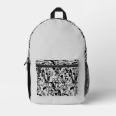 Rugzak met vintage bloemendesign (Voorkant)