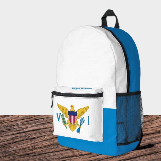 Rugzak met vlag van Amerikaanse Maagdeneilanden, U