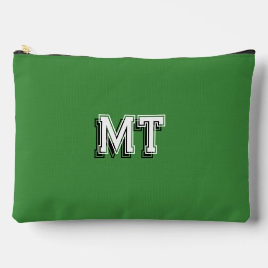 Rugzak Monogram Geschoolde Potlood Rits Zak Groen (Voorkant)
