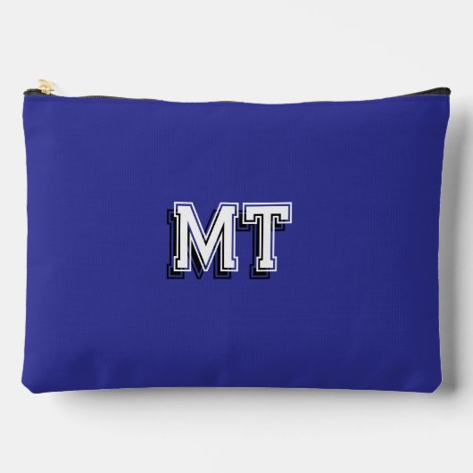 Rugzak Monogram Geschooltas Potlood Ritszak Blauw (Voorkant)