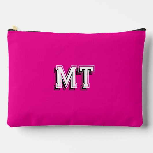 Rugzak Monogram Potlood Zak met Rits Roze (Voorkant)