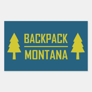 rugzak Montana Rechthoekige Sticker