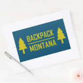 rugzak Montana Rechthoekige Sticker (Envelop)