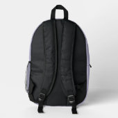 Rugzak | Naam Patch Retro Schooltas Cadeau (Achterkant)