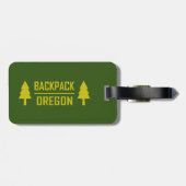 Rugzak Oregon Bagagelabel (Achterkant horizontaal)