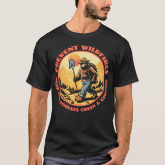 Rugzak Smokey Bear Houd onze bossen groen T-shirt