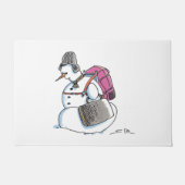Rugzak Sneeuwman deurmat (Voorkant)