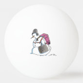 Rugzak Snowman 3-sterren ping pong bal Pingpongbal (Voorkant)