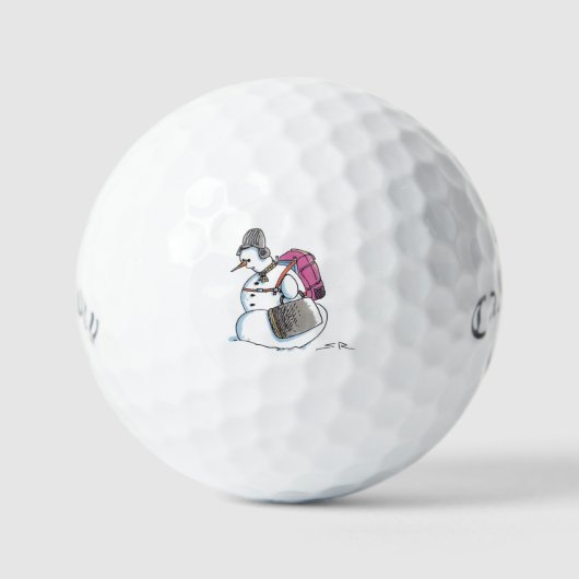 Rugzak Snowman Callaway Supersoft golfballen 12 (Voorkant)