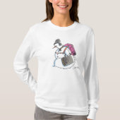 rugzak Snowman lange hoes shirt (Voorkant)