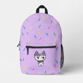 Rugzak - Sprinkles Kat Clawfully Sweet Print