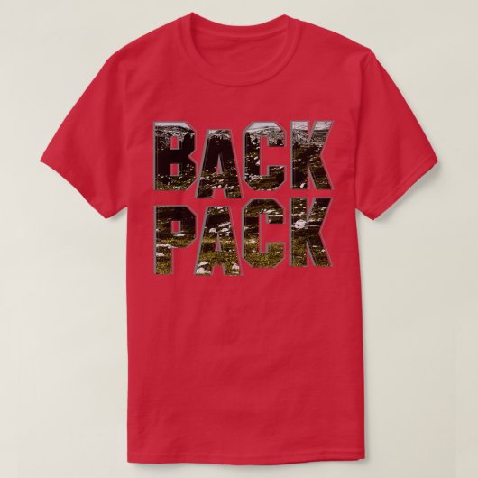 rugzak t-shirt (Design voorkant)