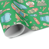 Rugzak Tent Bushcraft Camping Patroon 3 Cadeaupapier (Rol Hoek)