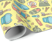 Rugzak Tent Bushcraft Camping Patroon 3 Cadeaupapier (Rol Hoek)