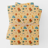 Rugzak Tent Bushcraft Camping Patroon 4 Inpakpapier Vel (In situ)